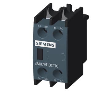 SIEMENS ACC CONTACTOR, SINOPLUS, 3MT7, 1NO+1NC, FRONT MOUNTING
