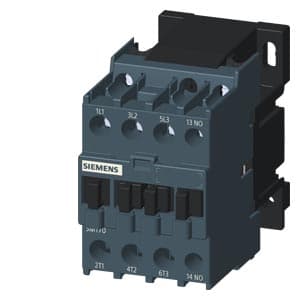 SIEMENS POWER CONTACTOR, SINOVA, 3MT7, 3P, 18…32A, 7.5kW, 1NO, 380VAC, SIZE S1