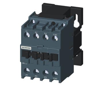 SIEMENS POWER CONTACTOR, SINOVA, 3MT7, 3P, 25…40A, 11kW, 1NO, 110 VAC COIL, SIZE S2