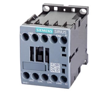 SIEMENS Contactor relay, 2 NO + 2 NC, AC 220 V, 50/60 Hz, size S00, screw terminal