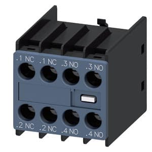 SIEMENS ACC MOTOR STARTER CONTACTOR, 3RT6.1/3RT6.2, AUX SWITCH BLOCKS 2NO+2NC, SIZE S00