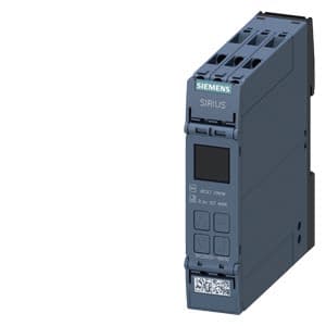 SIEMENS MONITORING RELAYS, TEMPERATURE RELAYS 3RS2, TEMPERATURE MONITORING RELAYS DIGITAL DEVICE, 1 SENSOR, 2 THRESHOLD VALUES, CONTACT 2 CO, PT100, PT1000, KTY83-110, KTY84, NTC, TYPE J, K, T, E, N, S, R, B, 24 VAC/DC
