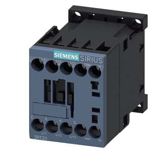 SIEMENS MOTOR STARTER CONTACTOR, 3RT2, 3P, 12A, 5,5kW, 1NO, SIZE S00