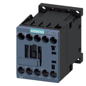 SIEMENS MOTOR STARTER CONTACTOR, 3RT6, 3P, 9...22A, 4kW, 1NC, 110 VDC COIL, SIZE S00