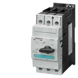 SIEMENS MOTOR STARTER PROTECTION, 3RV5, 3P, 50A, 22kW, 50kA, WITHOUT AUX SWITCH, SIZE S2