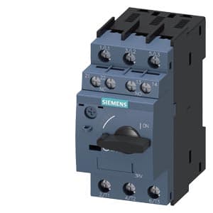 SIEMENS MOTOR STARTER PROTECTION, 3RV6, 7...10A, 4kW, 100kA, 1NO+1NC, SIZE S00