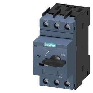 SIEMENS MOTOR STARTER PROTECTOR, 3RV6, 16A, 7,5kW, 5,5kA, WITHOUT AUX SWITCH, SIZE S00