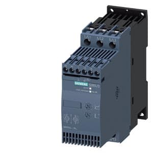 SIEMENS SOFTSTARTERS, 3RW30, 42...45A, 11kW, 24VAC/DC COIL
