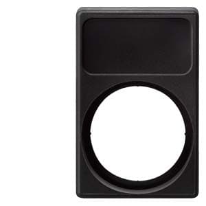 SIEMENS LABELING PLATE, 3SB, LABEL HOLDER FOR LABELING PLATE, LABEL SIZE 9.5 x 18.5 mm