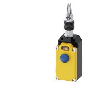 SIEMENS SIRIUS, 3SE71, CABLE-OPERATED SWITCH METAL ENCLOSURE, 2X M20 X 1.5; WITH YELLOW COVER, 2 NC/1 NO, WITH LATCHING EN ISO 13850 AND BUTTON RESET FOR WIRE LENGTHS UP TO 5 M