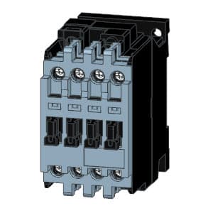 SIEMENS MOTOR STARTER CONTACTOR, 3TS2, 3P, 6A, 2,2kW, 1NC, SIZE S0