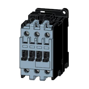 SIEMENS MOTOR STARTER CONTACTOR, 3TS, 3P, 32...42, 15kW, 1NO+1NC, 220VAC COIL, SIZE S1