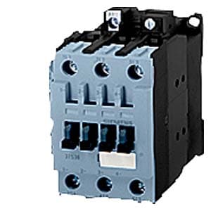 SIEMENS MOTOR STARTER CONTACTOR, 3TS, 3P, 45...65A, 22kW, 1NO+1NC, 220VAC COIL, SIZE S2