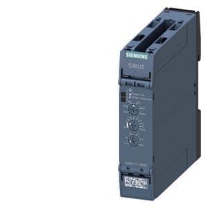 SIEMENS MONITORING RELAYS, 3UG, ANALOG ADJUSMENT MONITORING RELAY PHASE FAILURE, PHASE SEQUENCE, ASYMMETRY AND UNDERVOLTAGE MONITORING 3x 160-690 V AC, 15-70 Hz 2 CHANGE OVER CONTACTS SCREW TERMINAL.