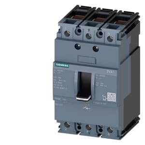 SIEMENS MCCB, 3VA1, 3P, 125A, NON ADJUSTABLE TYPE, FOR SWITCH DISCONNECTOR