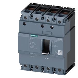 SIEMENS MCCB, 3VA1, 4P, 160A, NON ADJUSTABLE TYPE, FOR SWITCH DISCONNECTOR
