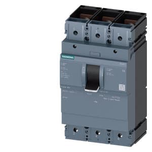 SIEMENS MCCB, 3VA1, 3P, 400A, NONN ADJUSTABLE TYPE, FOR SWITCH DISCONNECTOR