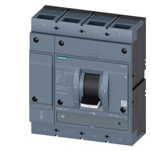 SIEMENS MCCB, 3VA1, 4P, 440...630A, 110kA, ADJUSTABLE TYPE, TM 240