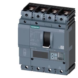 SIEMENS MCCB, 3VA2, 4P, 100...250A, 110kA, ADJUSTABLE TYPE, ETU550-LSI