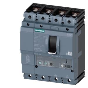 SIEMENS MCCB, 3VA2, 4P, 100...250A, 150kA, ADJUSTABLE TYPE, ETU320-LI