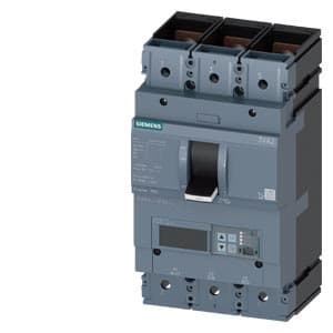 SIEMENS MCCB, 3VA2, 3P, 160...400A, 110kA, ADJUSTABLE TYPE, ETU550-LSI