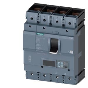 SIEMENS MCCB, 3VA2, 4P, 160...400A, 110kA, ADJUSTABLE TYPE, ETU550-LSI