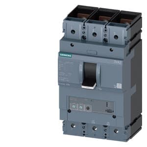SIEMENS MCCB, 3VA2, 3P, 250...630A, 150kA, ADJUSTABLE TYPE, ETU320-LI