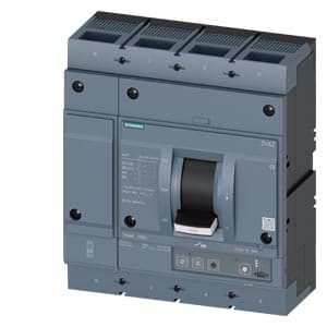 SIEMENS MCCB, 3VA2, 4P, 320...800A, 55kA, ADJUSTABLE TYPE, ETU320