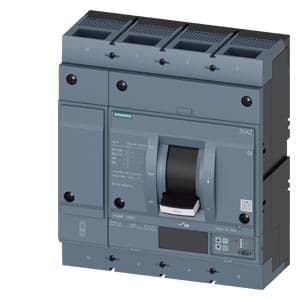 SIEMENS MCCB, 3VA2, 4P, 320...800A, 55kA, ADJUSTABLE TYPE, ETU550-LSI