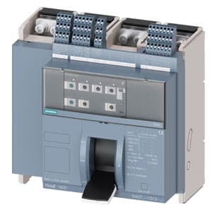 SIEMENS MCCB, 3VA2, 4P, 640...1600A, 85kA, WITH 4 AUX AND TRIP ALARM SWITCH, ADJUSTABLE TYPE, ETU360-LSIG
