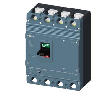 SIEMENS MCCB, 3VJ14, 4P, 630A, 55kA, NON ADJUSTABLE TYPE, TM