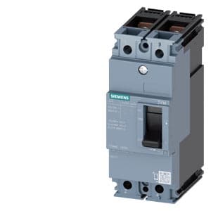 SIEMENS MCCB, 3VM1, 2P, 80A, 25kA, NON ADJUSTABLE TYPE, TM 210