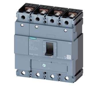 SIEMENS MCCB, 3VM1, 4P, 140...200A, 55kA, ADJUSTABLE TYPE, TM 220