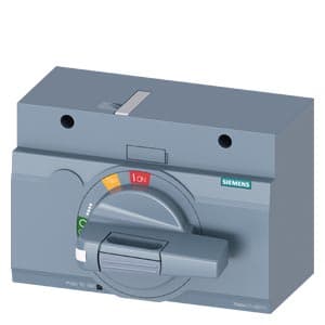 SIEMENS ACC MCCB, 3VM, FRONT MOUNTED ROTARY OPERATOR EMERGENCY OFF IEC IP40, FOR 3VM13/14
