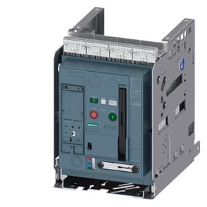 SIEMENS ACB, 3WA, 3P, 630A, 55kA, D/O, ETU300-LSI