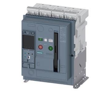 SIEMENS ACB, 3WA, 3P, 1600A, 66kA, F/T, ETU600-LSI