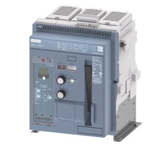 SIEMENS ACB, 3WJ, 3P, 1000A, 50kA, F/T, ETU350WJ-LSI
