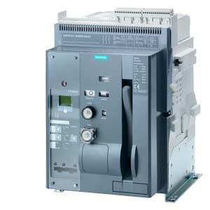 SIEMENS ACB, 3WT, 3P, 1250A, 55kA, F/T, ETU35WT-LSI