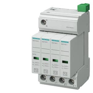 SIEMENS OVERVOLTAGE PROTECTION DEVICES, 5SD, 4P, FOR TN-S AND TT SYSTEMS WITH REMOTE SIGNALING