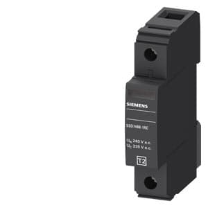 SIEMENS SURGE ARRESTER, 5SD, TYPE 2 UN 240/415V, UC 335V a.c. 1+0 CIRCUIT