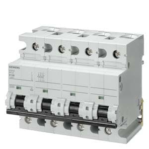 SIEMENS MCB, 5SP, 4P, 100A, 10kA, D