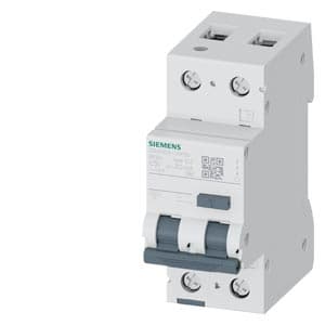 SIEMENS RCBO, RESIDUAL CURRENT PROTECTIVE DEVICES, 5SU9, WITH INTEGRAL OVERCURRENT PROTECTION 1P+N; 230 V AC; 4,5 kA, 50A