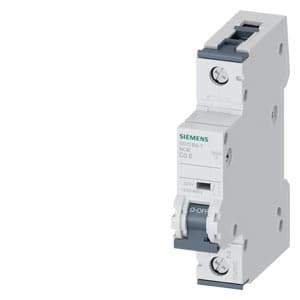 SIEMENS MCB, 5SY, 1P, 6A, 10kA, DC APPLICATION, EUROPE