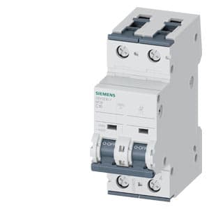 SIEMENS MCB, 5SY, 2P, 10A, 10kA, DC APPLICATION, EUROPE