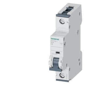 SIEMENS MCB, 5SY, 1P, 6A, 6kA, EUROPE