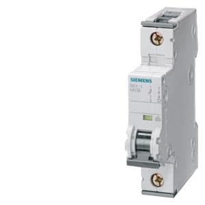 SIEMENS MCB, 5SY, 1P, 6A, 25kA, EUROPE