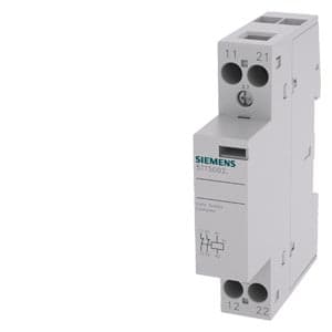 SIEMENS SWITCHING DEVICES, INSTA CONTACTORS WITHOUT MANUAL SWITCH, 5TT5, 20A, 2 NC, 230 VAC