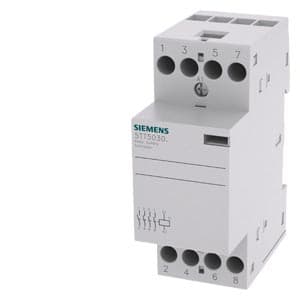 SIEMENS SWITCHING DEVICE, INSTA CONTACTORS WITHOUT MANUAL SWITCH, 25A, 4NO, 400 VAC