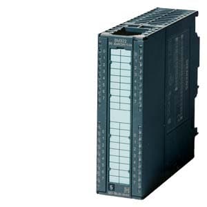 SIEMENS SIMATIC, S7-300, DIGITIAL OUTPUT SM 322, ISOLATED, 32 DO, 24 V DC, 0.5A, 1x 40-POLE, TOTAL CURRENT 4 A/GROUP (16 A/MODULE)