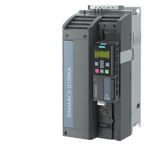SIEMENS SINAMICS, G120XA RATED POWER 37KW 3AC 380V -20% TO 440V +10% INTEGRATED CLASS A C3 FILTER 110% 60S PER 600S WITH INTEGRATED BOP- 2 INTEGRATED FIELDBUS: MODBUS RTU, BACNET MS/TP, USS 6DI, 4DQ, 2AI, 2AQ, 1MOT_T PROTECTION: IP20 FRAME